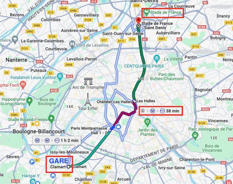 2 Pieces Lumineux Aux Portes De Paris Кламар Екстериор снимка