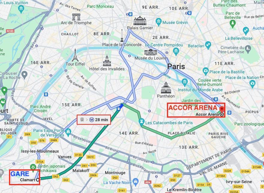 2 Pieces Lumineux Aux Portes De Paris Кламар Екстериор снимка