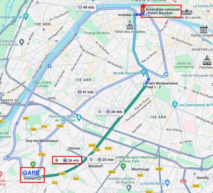 2 Pieces Lumineux Aux Portes De Paris Кламар Екстериор снимка
